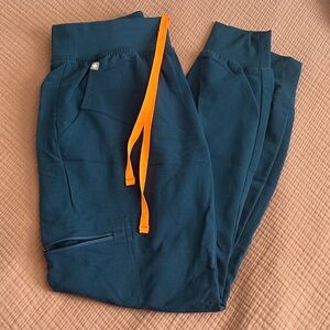 Figs Zamora High Waisted XSP- Deep Reef